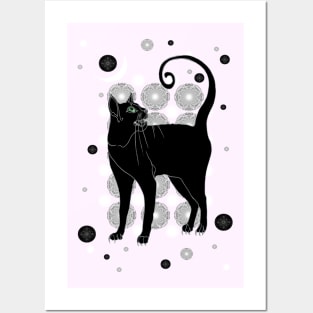 Sassy Moon Cat Posters and Art